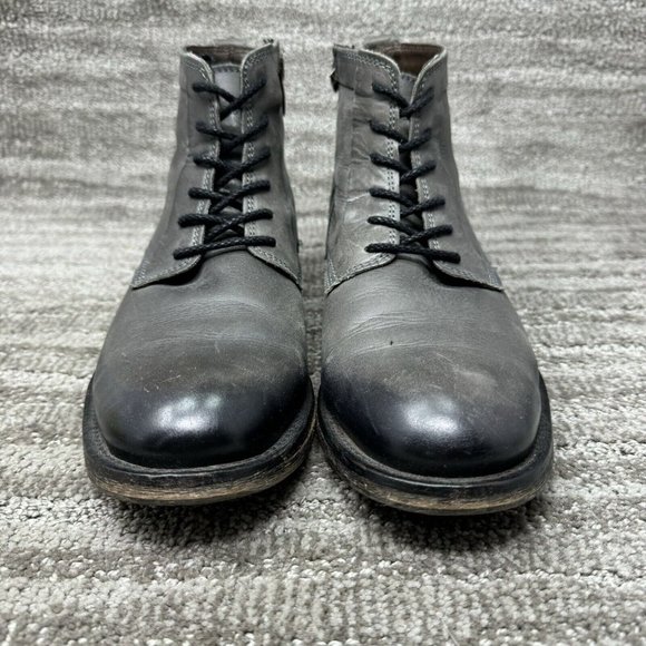 Bed Stu Gray Leather Boots - Picture 4 of 9